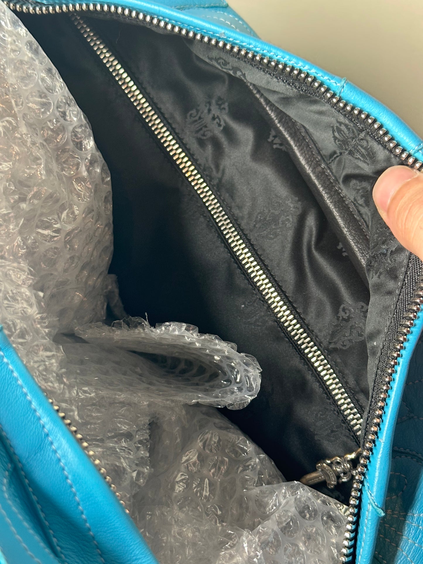 Chrome Hearts Leather Bowling Bag